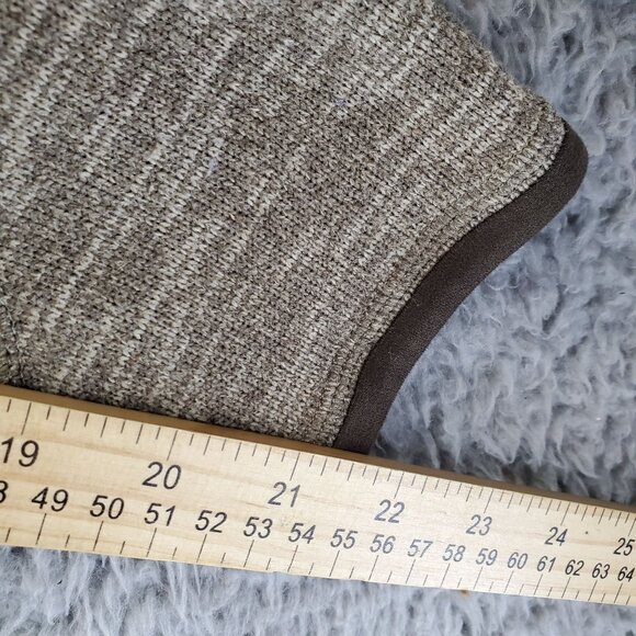 Patagonia Sweater Mens Medium Brown Performance Quarter-Zip Better Sweater - Picture 5 of 8